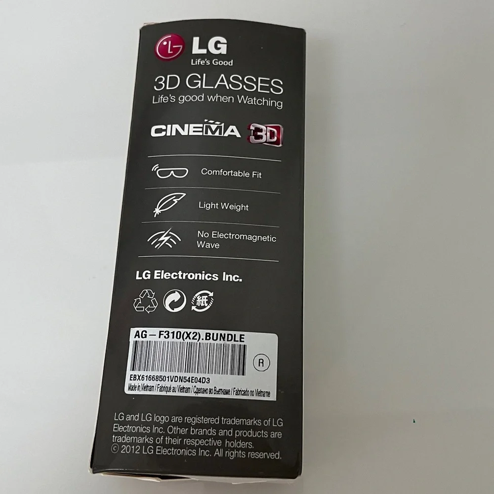 LG 3D Cinema Glasses Bundle NEW